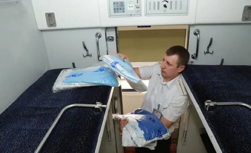 Постельное белье в поезде