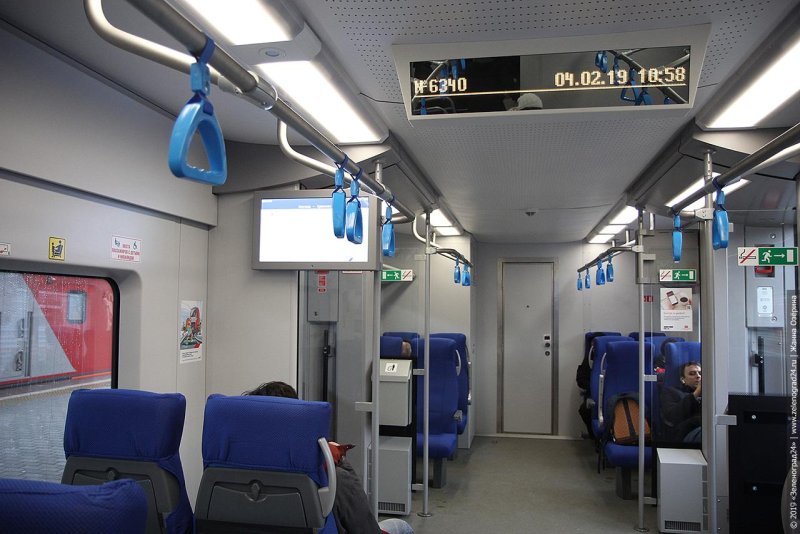 Поезд Ласточка МЦК туалет