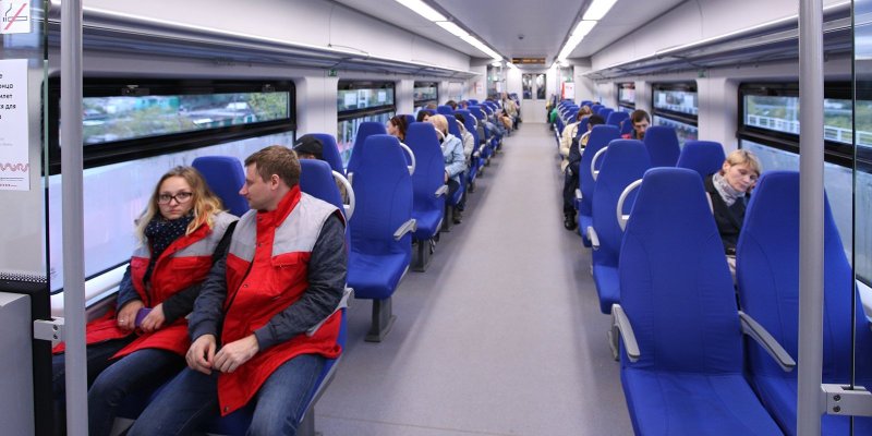 Двухэтажный сидячий вагон РЖД Москва Санкт-Петербург 029у