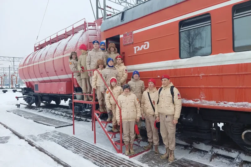 Пожарный поезд МЧС России