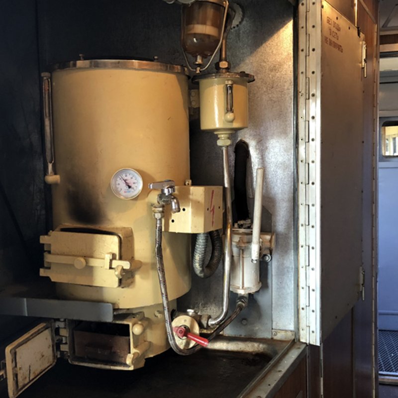 Котел ТВЗ отопительный вагона