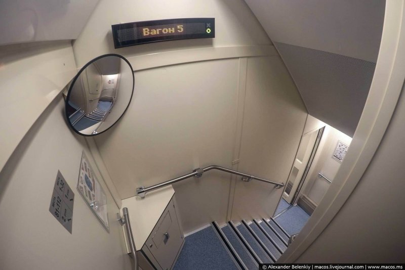 Двухэтажный вагон РЖД купе