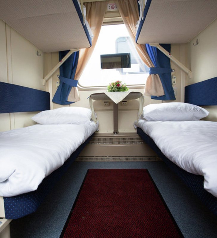 Двухэтажный вагон РЖД купе