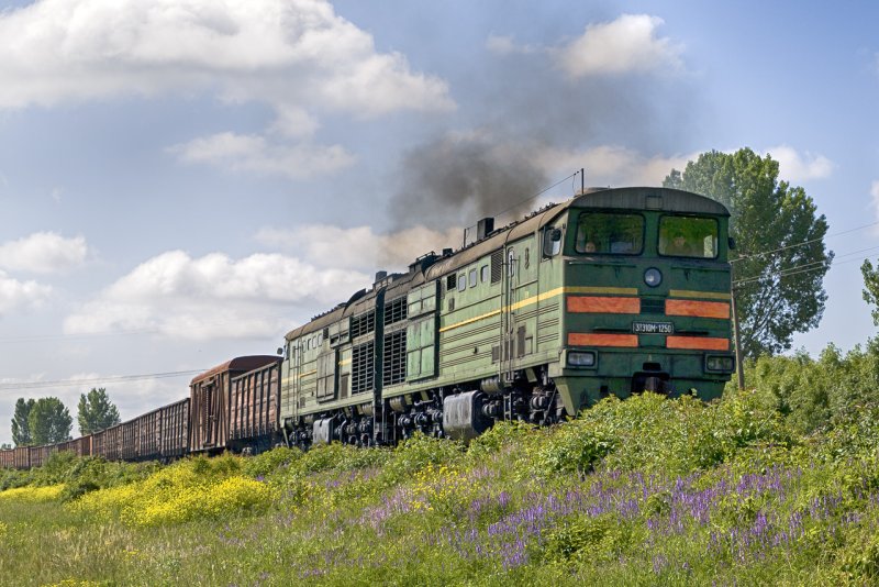Тепловоз 4тэ БАМ СССР