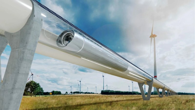 Вакуумный поезд Hyperloop