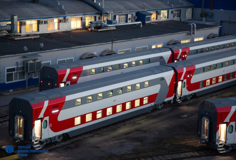 Двухэтажный вагон РЖД купе