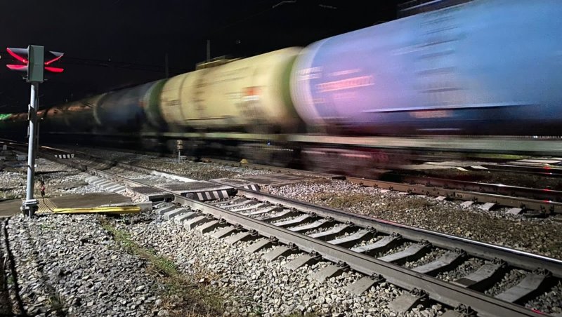 Пейзаж с железной дорогой