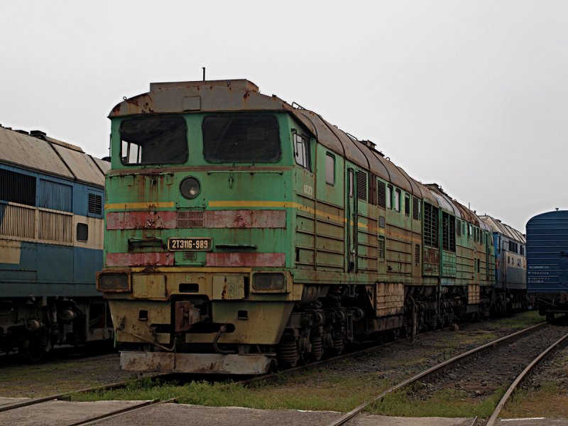 Списанные тепловозы 2тэ116