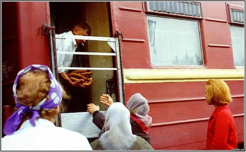 Колбасные электрички в СССР