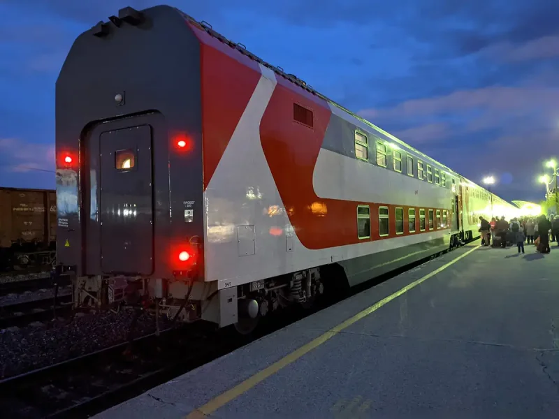 2х этажный вагон РЖД