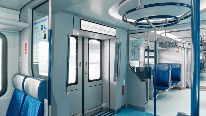 Электричка эд4мк салон