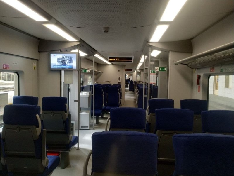 Поезд Иволга для МЦД салон