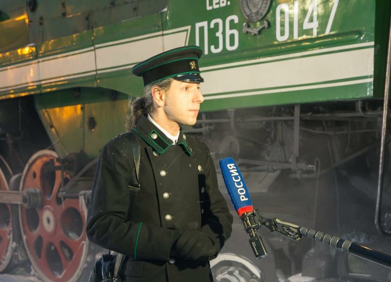 Ретро поезд Ярославль внутри