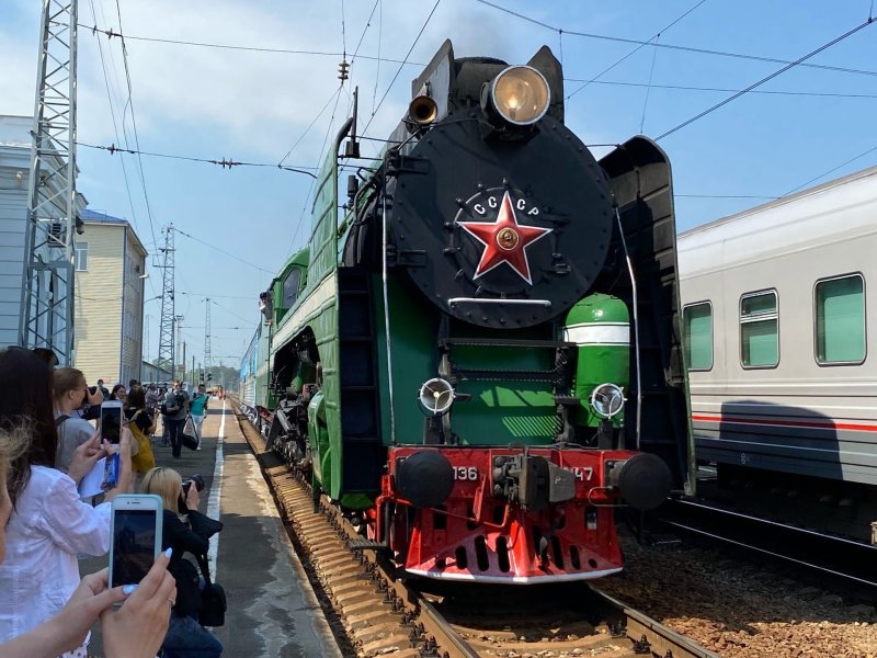 Паровоз п36 Рыбинск