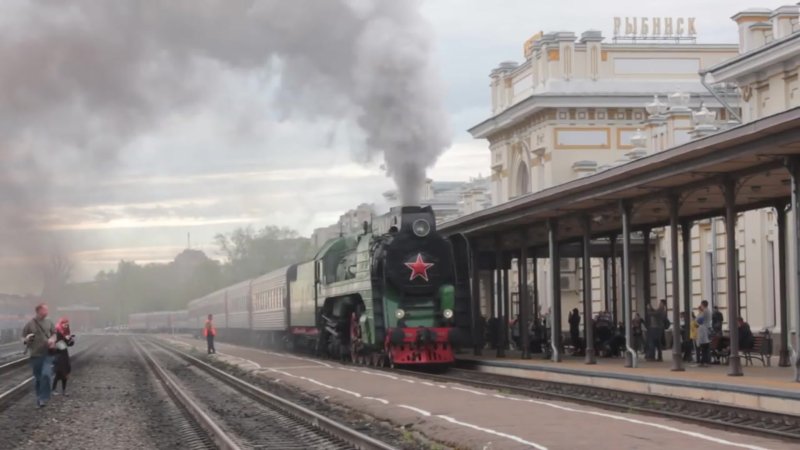 Ретро поезд Кострома