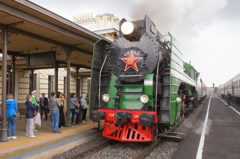 Ретро поезд Ярославль