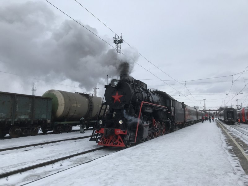 Ретро поезд Кострома