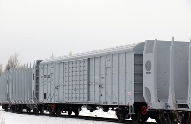 Крытый вагон модель 11-6874