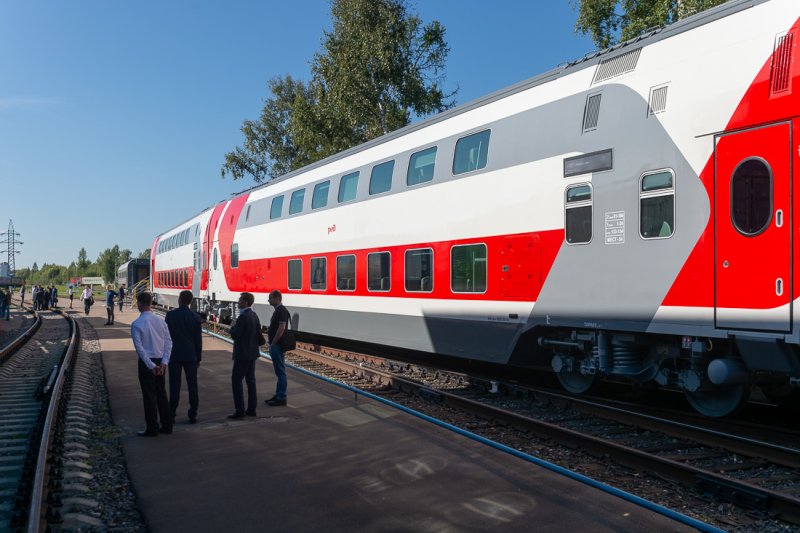 Поезд Пальмира двухэтажный