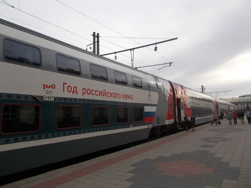 Двухэтажный поезд Воронеж
