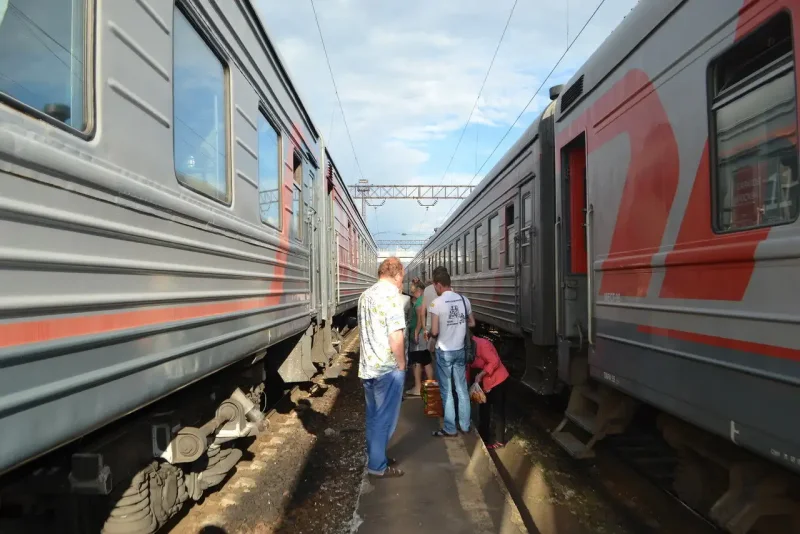 Двухэтажный поезд на санкт петербург