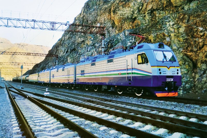 Железная дорога АО Узбекистон Темир йуллари