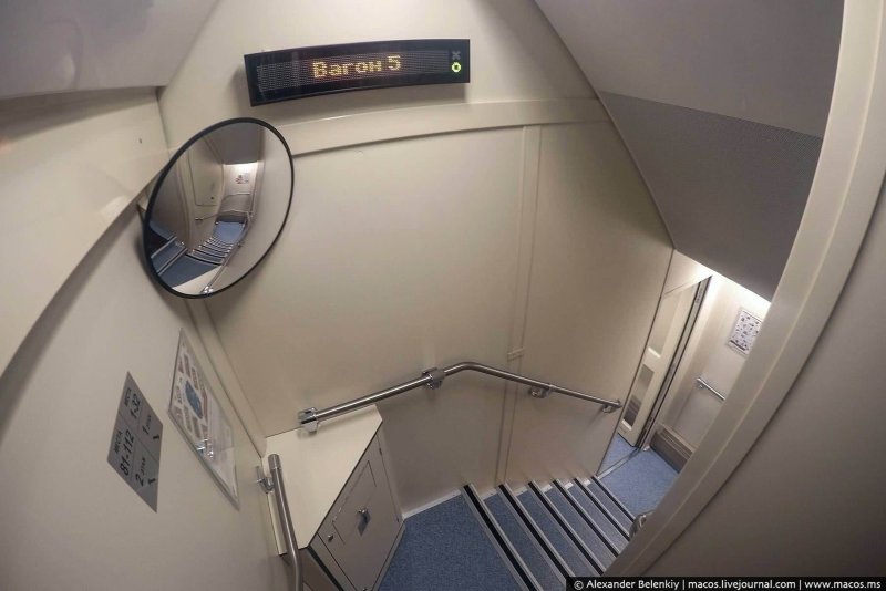 Двухэтажный вагон РЖД купе