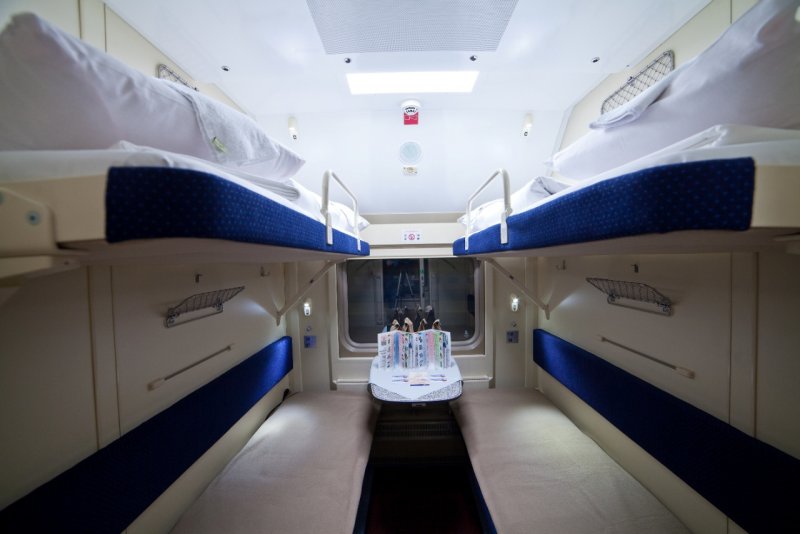 Двухэтажный вагон РЖД купе 2х