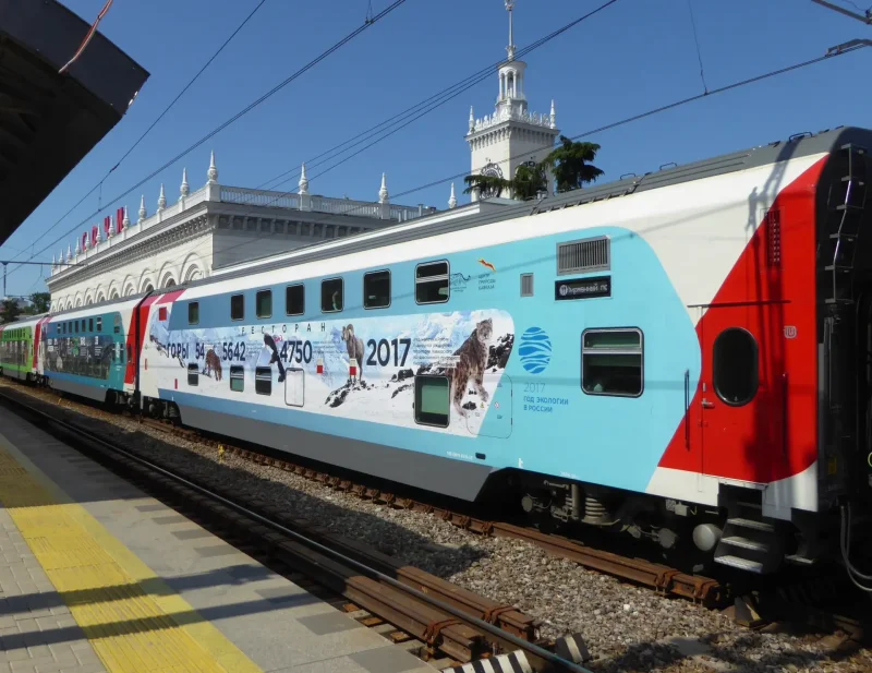 2 Этажный поезд Самара Адлер