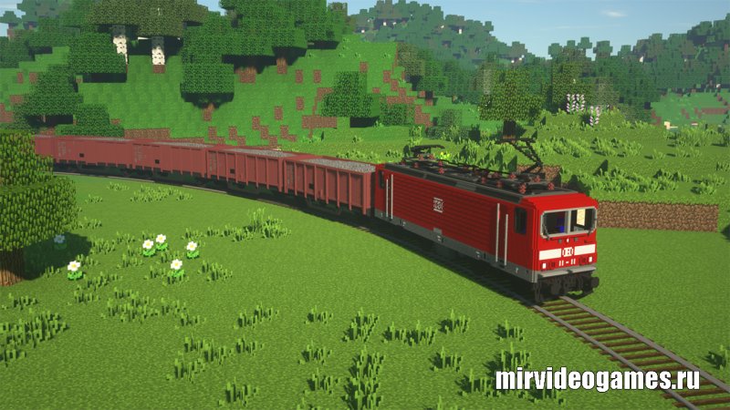Trains Mod для майнкрафт 1.12.2