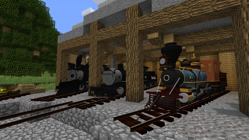 Immersive railroading 1.12.2 вагоны