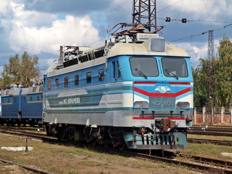 Локомотив электровоз чс2т