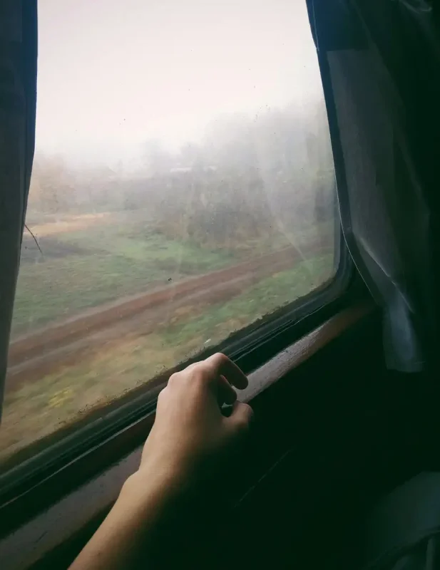 Окно поезда
