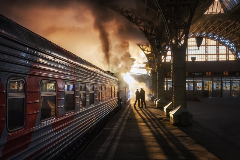 Ретро поезд Сортавала Рускеала