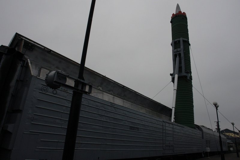 Боевой Железнодорожный ракетный комплекс РТ-23 УТТХ «молодец»