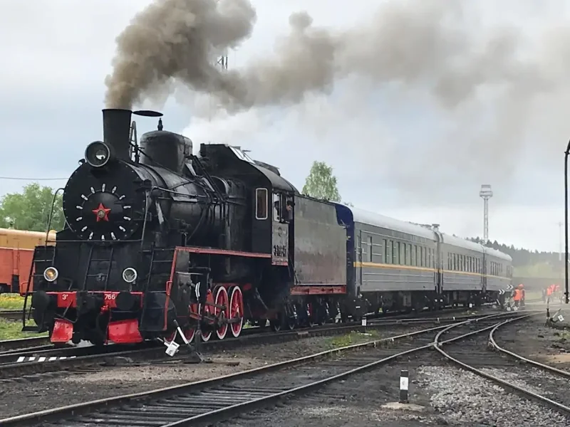 Паровоз Рускеальский экспресс