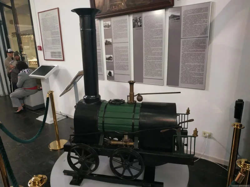 Паровоз Черепановых 1834 г в музее