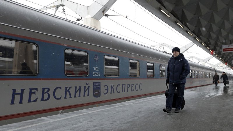 Невский экспресс внутри вагона