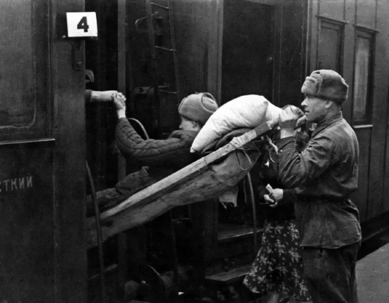 Санитарный эшелон в годы Великой Отечественной войны