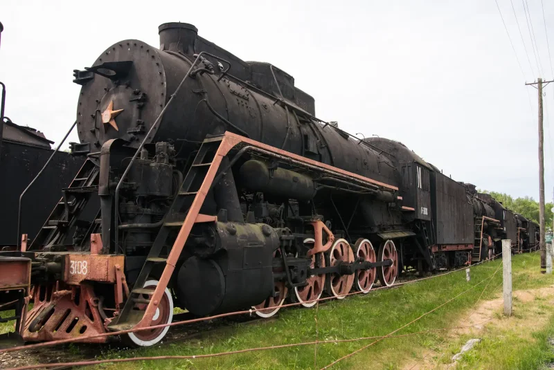 Паровоз-памятник л-3238 Кемерово