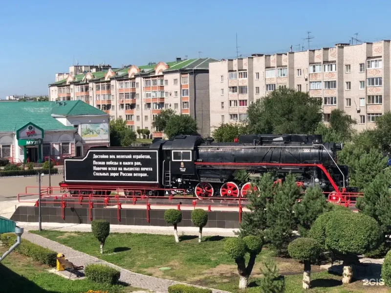 Паровоз-памятник л-3238 Кемерово