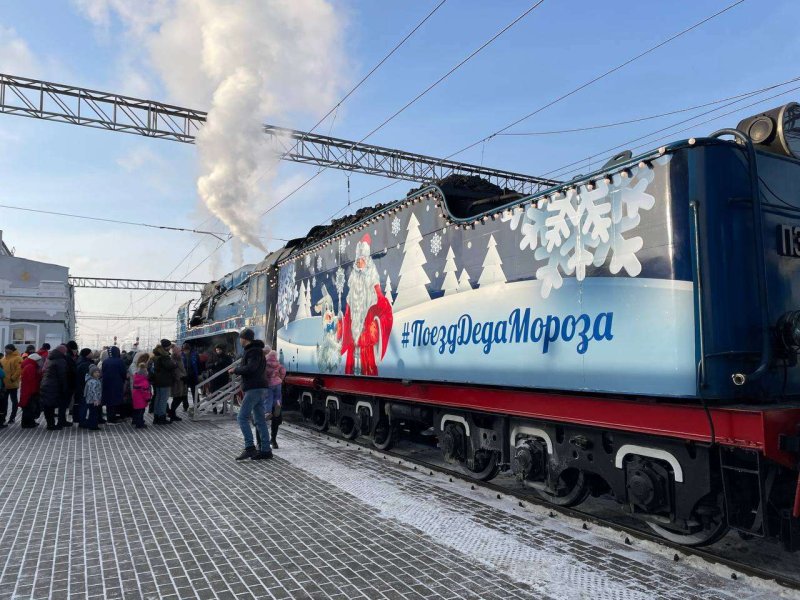 Сызрань поезд Деда Мороза 2022