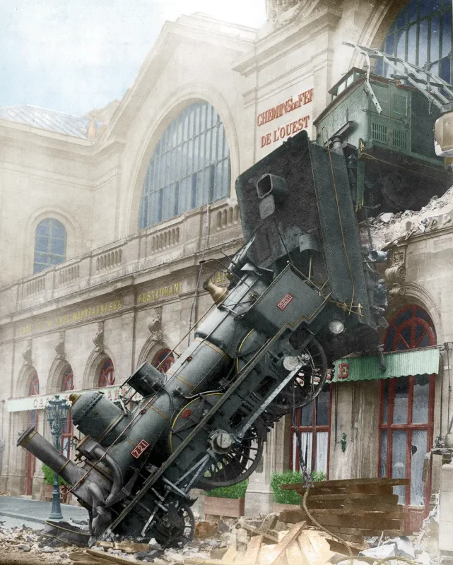 Вокзал Монпарнас 1895