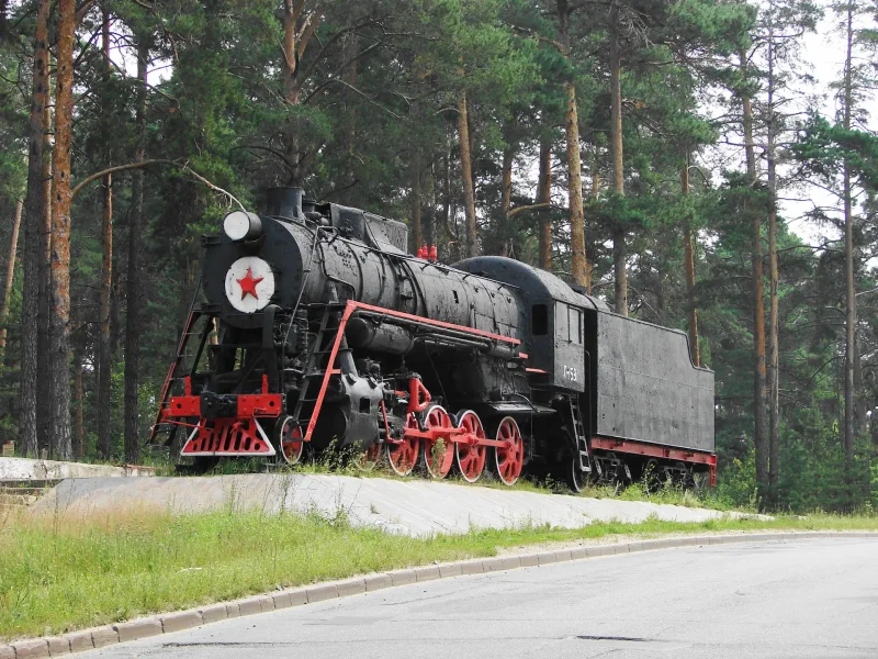 Паровоз в Юдино Казань