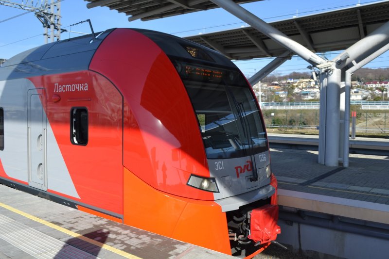 Поезд Ласточка 1ц