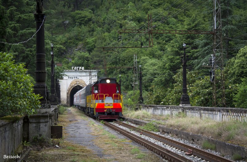 Ретро поезд Туапсе Гагра