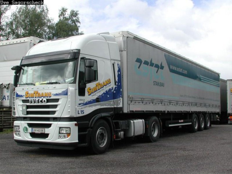 Iveco Stralis с полуприцепом 2021