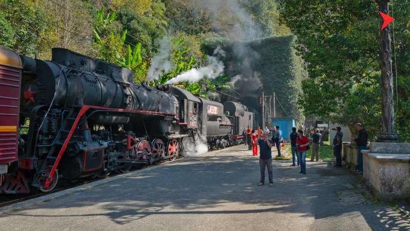 Ретро поезд Туапсе Гагра