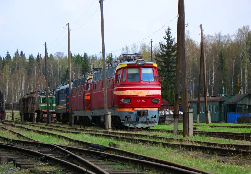 Электровоз вл 80 ночью