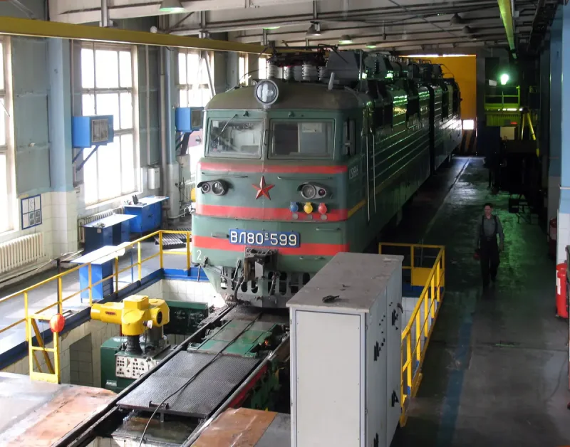 Локомотивное депо с вл80с